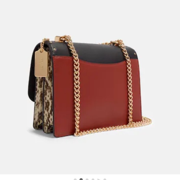 Klare Crossbody In Signature Canvas With Rivets - Picture 2 of 3